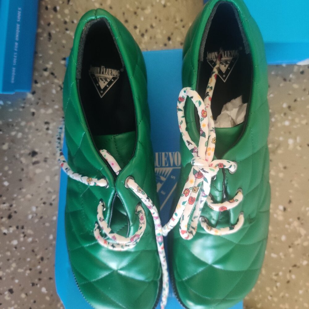 John fluevog Maika shoes size 12W 10M New - Picture 1 of 4